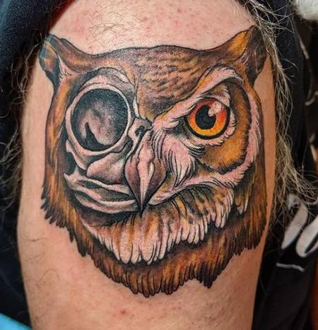 Tattoos - Bonnie Half dead owl - 140438